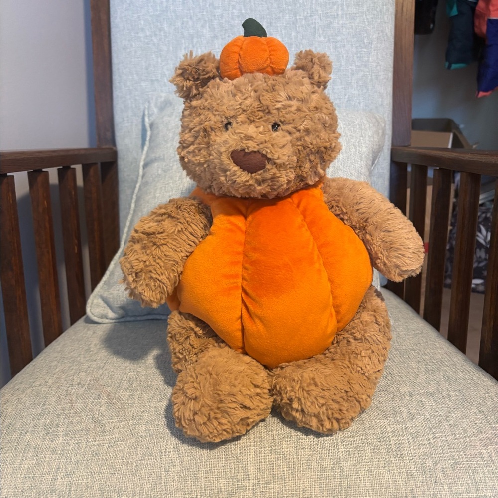 Jellycat Pumpkin Bart Bear 🎃 - Picture 1 of 5